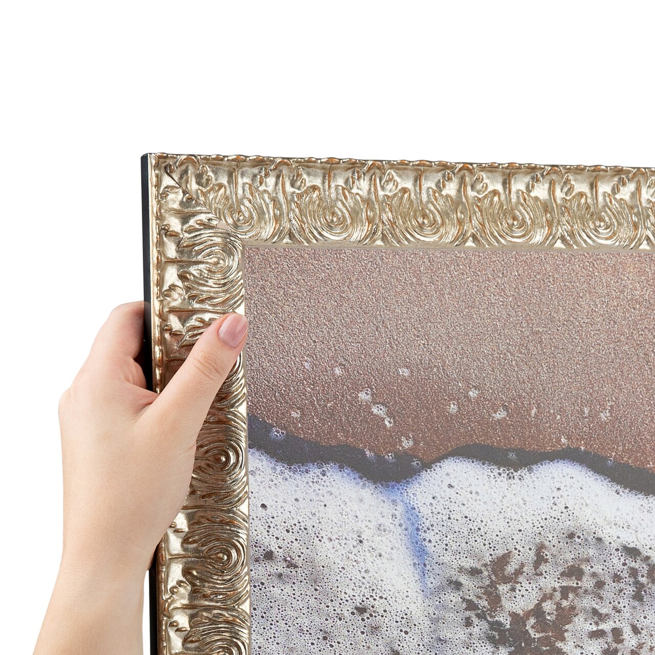 ArtToFrames 18x22 Inch Picture Frame, This 1.00 Inch Custom Wood Poster Frame is Available in Multiple Colors, Great for Your Art or Photos - Comes with Economy Acrylic and Corrugated Backing (A72NL)
